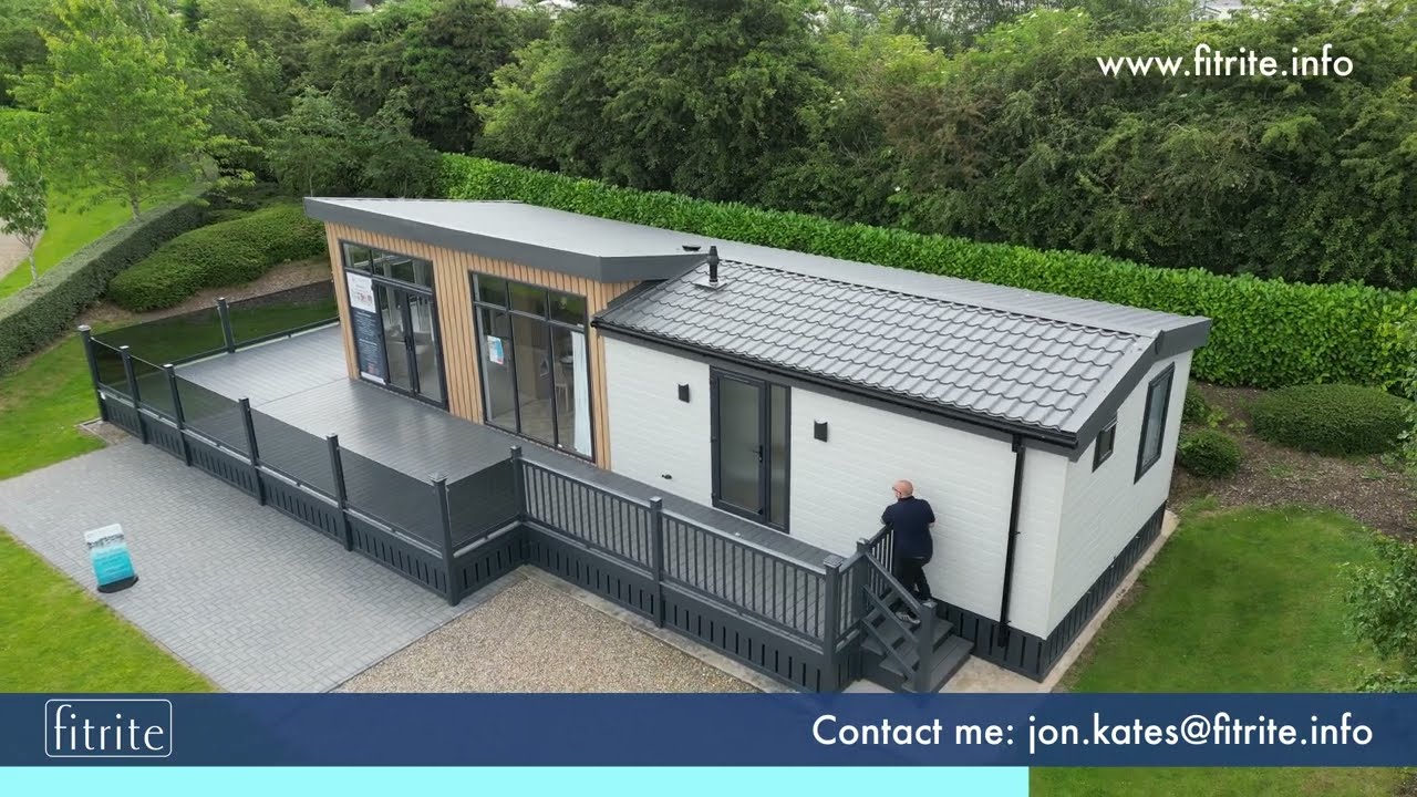 A decking tour on a Sunseeker Infinity Lodge | Coneygarth Lakes and Lodges