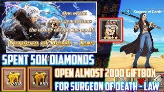50k for Surgeon of Death - Law + Quick Gameplay (GP Event) I Pirate Ocean Adventure I Ocean Conflict