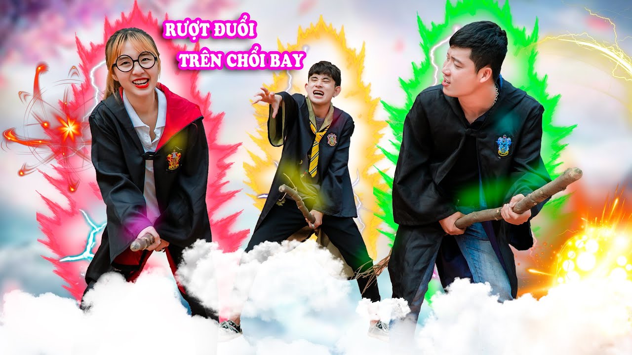 Rượt Đuổi Trên Chổi Bay Thần Kỳ - Lớp Học Phép Thuật Harry Potter Tập 6 - Phim Hài Táo Xanh TV