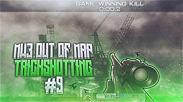 MW3 Out of Map Trickshotting #9! (SICK SHOT!)