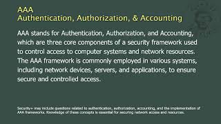 AAA - Authentication, Authorization, & Accounting