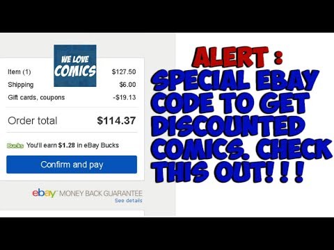 ALERT: Ebay discount code many may not know about…. (No longer valid)