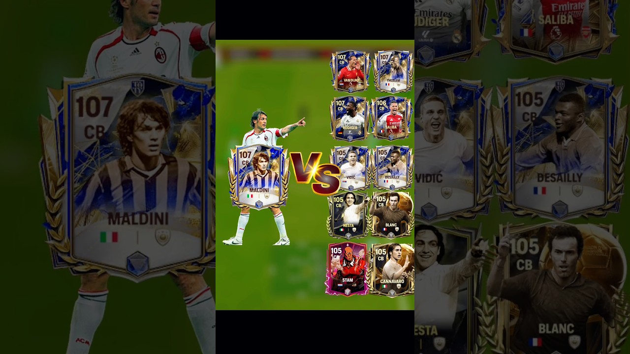 Maldini 🆚 Top defenders present in the game right now!