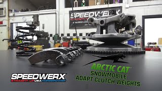 Speedwerx ADAPT Clutch Adjustable Weights for Arctic Cat Snowmobiles