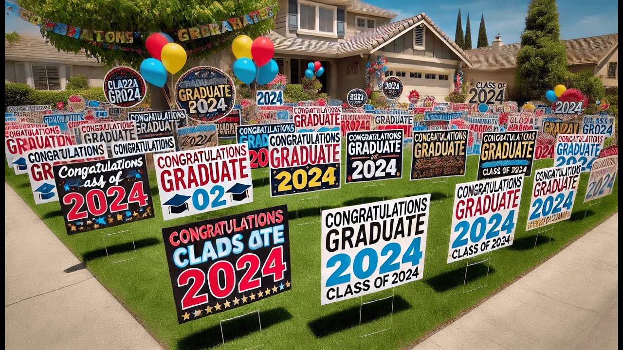 🎓 HOVACY Graduation Yard Sign | Best Graduation Yard Signs 2024 🎓