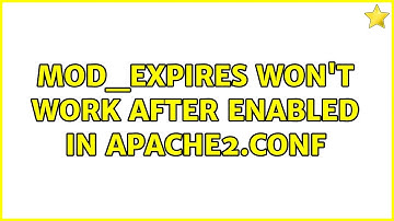 Ubuntu: mod_expires won