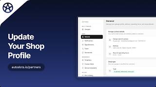 How to Update Your Shop Profile & Categories - Autodots System Tutorial
