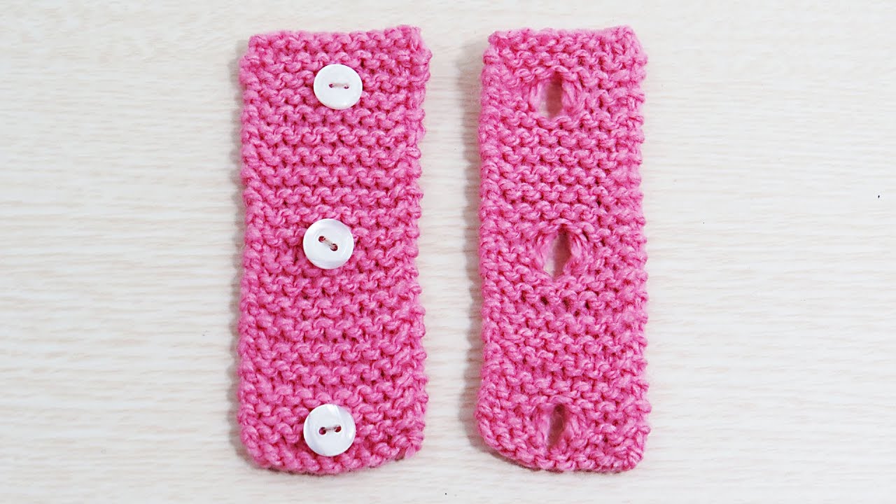 Como Tejer OJAL en DOS AGUJAS