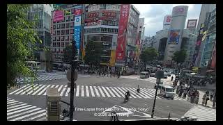 Time-Lapse of Shibuya Crossing, Tokyo