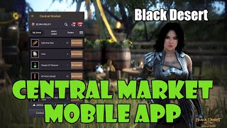 [Black Desert] Central Market Mobile App, Free Pet and Book of Old Moon screenshot 1