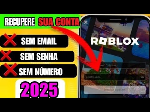 ️ COMO RECUPERAR CONTA DO ROBLOX FACILMENTE!🔥 *SEM EMAIL, SEM SENHA ...