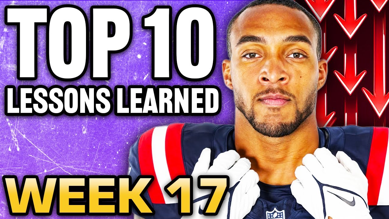 Top 10 Takeaways You NEED to Know BEFORE Week 17 (CHAMPIONSHIP) artwork