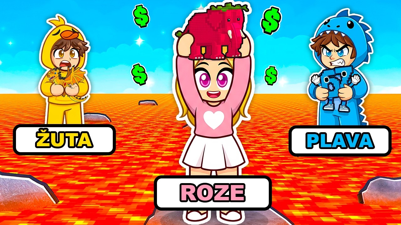 Izazov Sa JEDNOM BOJOM u Lava Brainrots!!