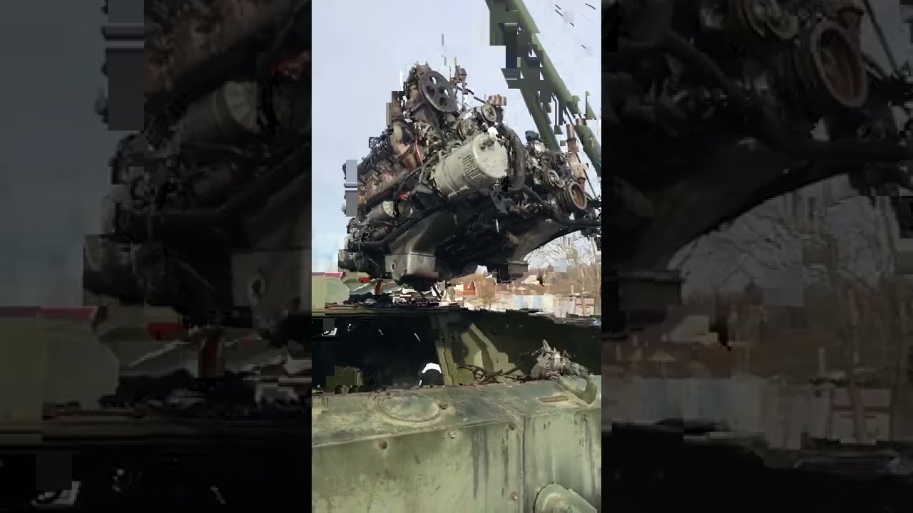 Putting Two V8 into BTR 70 #shorts