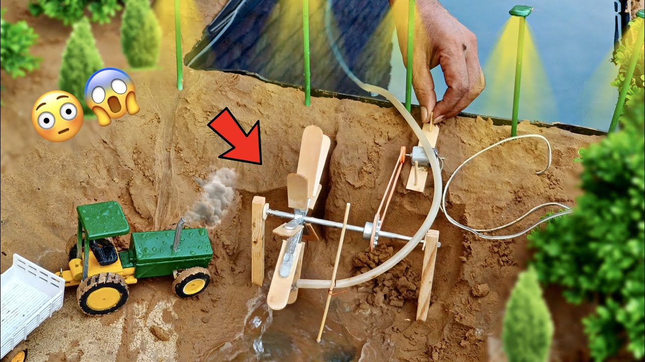 diy tractor water turbine machine | diy tractor | water pump generator  | Part- 1 @KeepVilla
