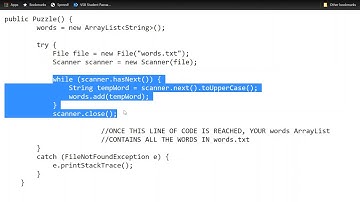 AP Computer Science - Reading Input From a Text File