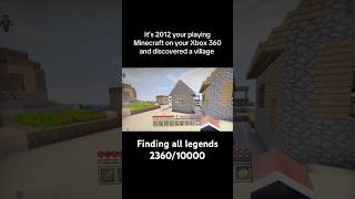 Minecraft Xbox 360 In 2012…😭🥹 #minecraft #xbox360 #nostalgia