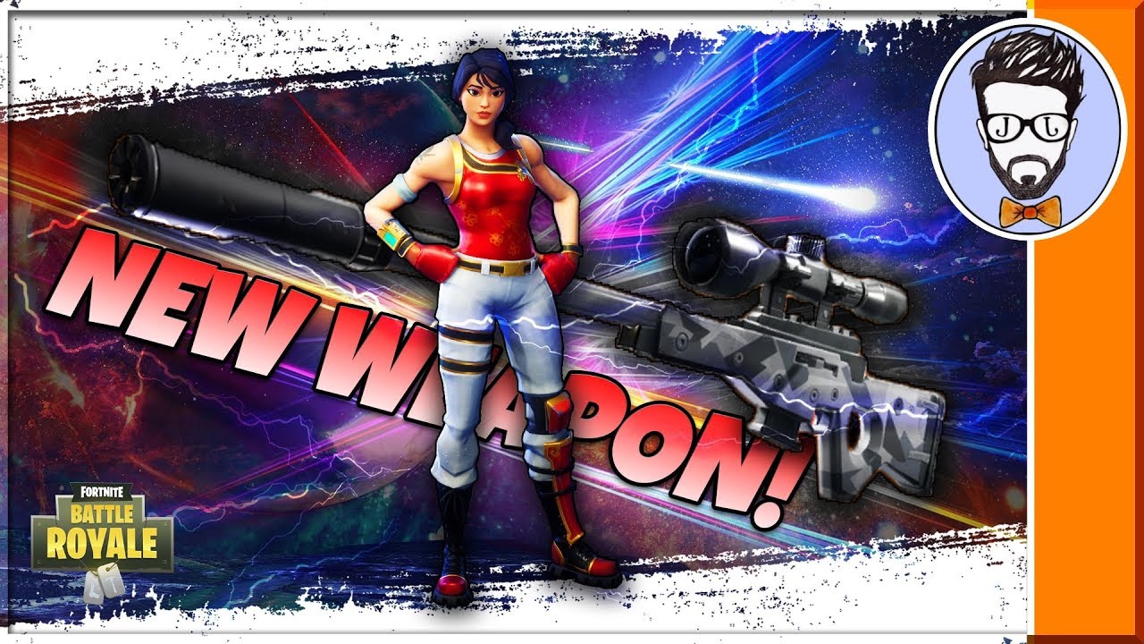 🔴 PLAYING WITH SUBS! New Weapon SILENCED SNIPER! (Fortnite Battle Royale) | JustJar