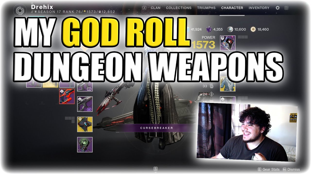 My GOD ROLL WEAPONS from the Duality Dungeon! Best Weapons in Destiny Season of the Haunted!