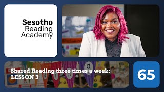 65_Shared Reading 3 times a week: LESSON 3
