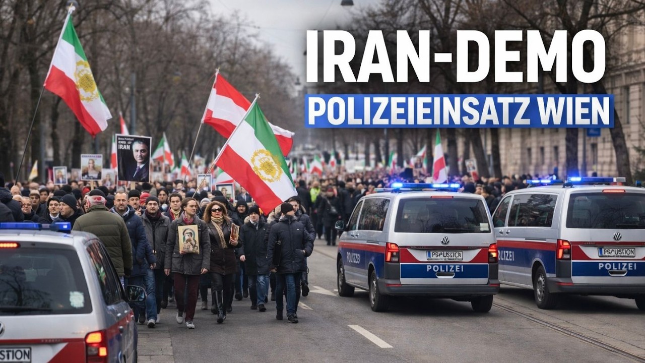 Polizeieinsatz Wien | Iran-Demo 08.02.2026