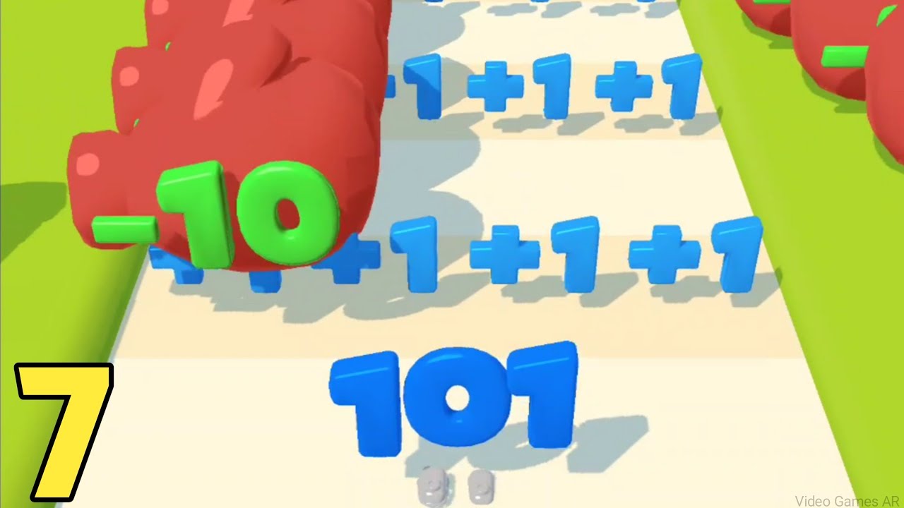 Number Run 3D - Gameplay Walkthrough Part 7 - All Max Levels 125-144 (Android, iOS)