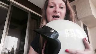 Bell helmet & bubble visor | Cafe Racer Sunday Mumbai