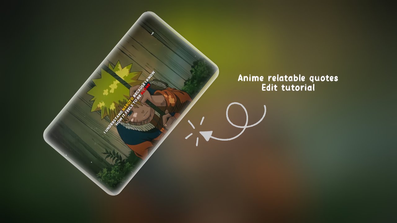 How to make anime relatable quotes edit tutorial ( Capcut editing ...