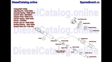 R05001D Injector Common Rail DELPHI (JCB)