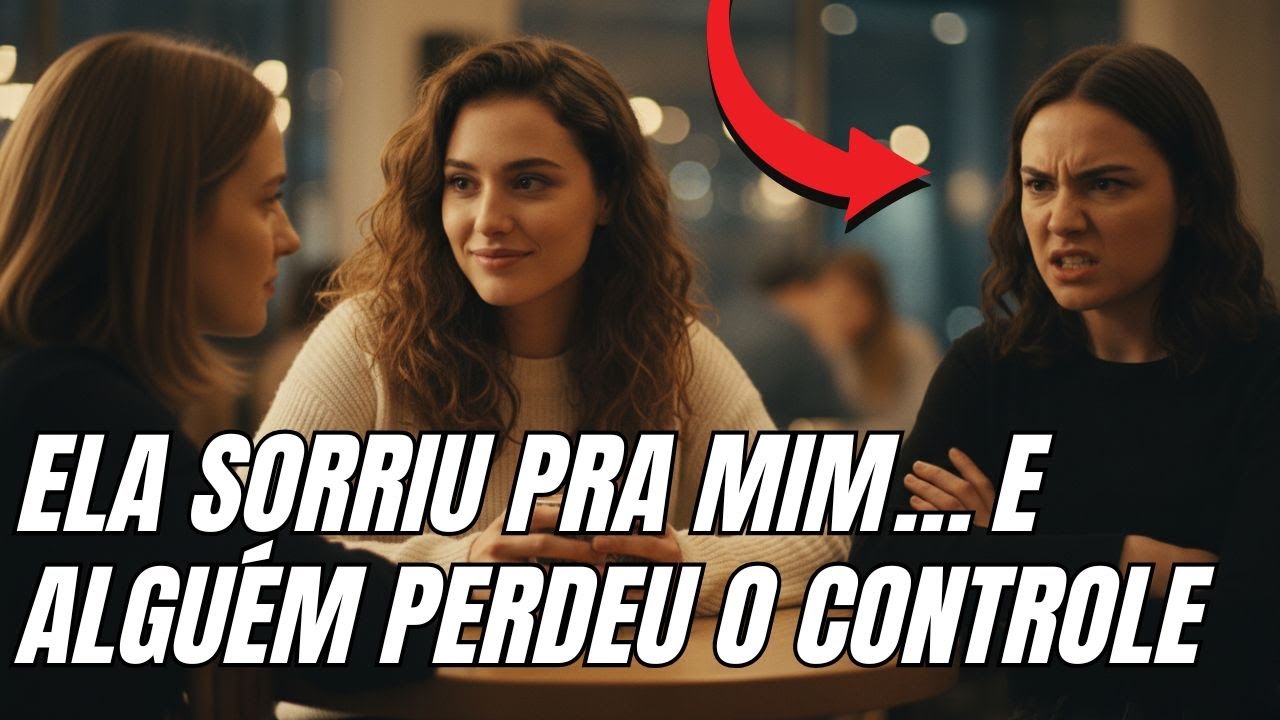 Ela sorriu pra mim… e alguém perdeu o controle