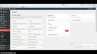 How To Add Widgets To Sidebar
