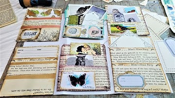 How to Make EASY BOOK PAGE POCKETS in Junk Journals Fun Embellishment for Junk Journal Paper Outpost