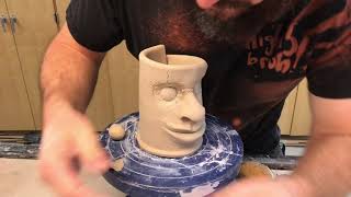 Eyes on a face mug!