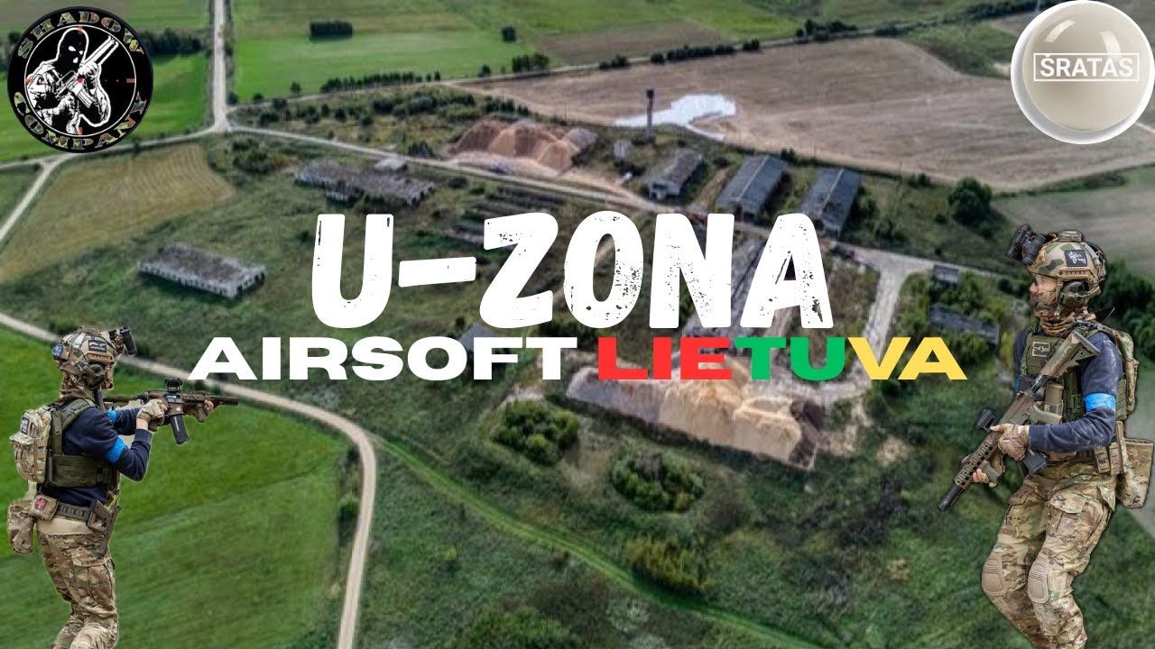 Airsoft Lietuva - U-ZONA (VILNIUS) / M4 Gameplay.
