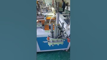 Four-station rotary screen printing machine, automatic feeding screen printing machine