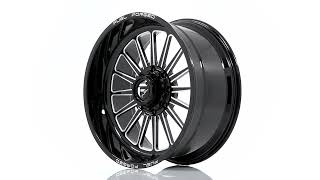 Fuel FF75 Black Milled Accents 24x11 Wheels By Hot Tracks