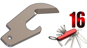 16 SolidWorks |Pocket MultiTool|: can opener