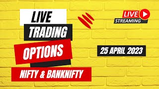 Live Trading | Live Trading Today | Live trading Bank nifty  and options | live trading 25-APR-2023 screenshot 5