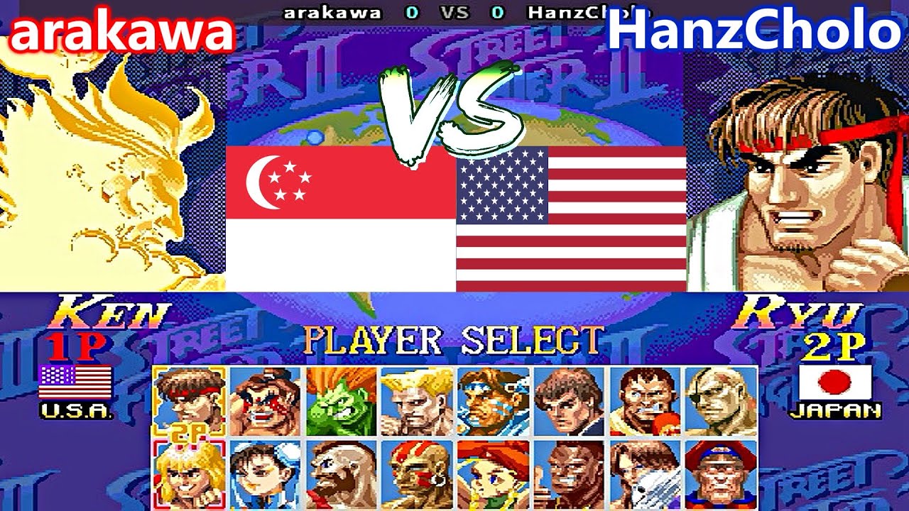 Hyper Street Fighter II: The Anniversary Edition - arakawa vs HanzCholo