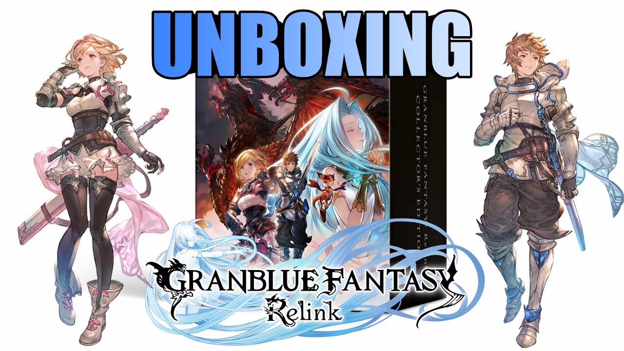UNBOXING collector Granblue Fantasy Relink - YouTube