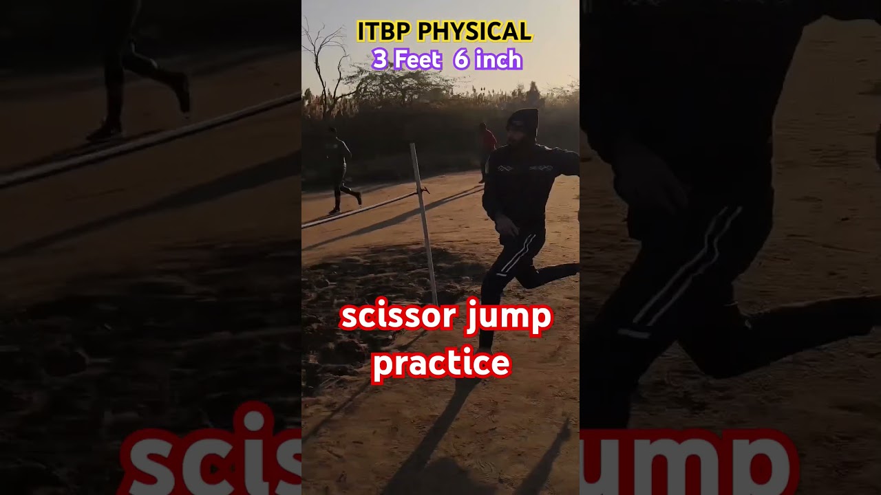 High jump ITBP physical 🔥|| 