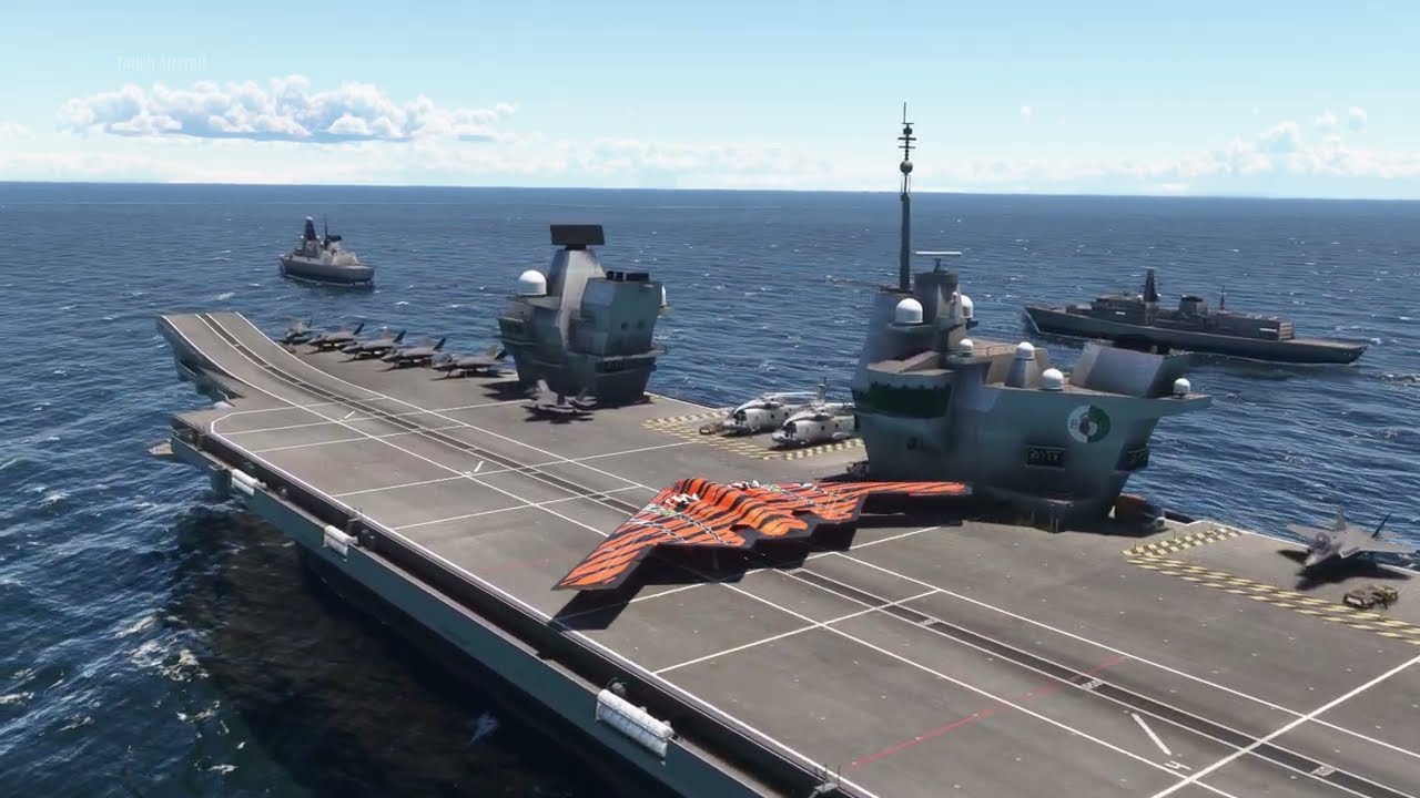 Crazy! The take off of Kwik Flight Spirit from this aircraft carrier is truly amazing