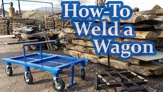 When you mill big logs you need a way to move big lumber. Watch How-To Weld A Wagon and see this weeks Lumber Cart Build by 