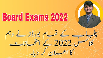 10th Class Date Sheet  9th Class Date Sheet Board Exams 2022 Date Announced