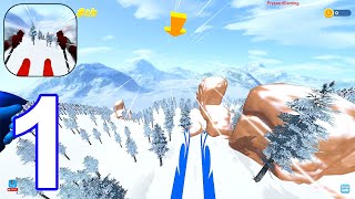 Ski Rush - Gameplay Walkthrough Part 1 All Levels (Android,iOS) screenshot 2