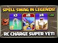 TH17 Super Yeti + 5 Revive Spell Attack Strategy in Ranked Battles | TH17 ATTACK Strategy in coc