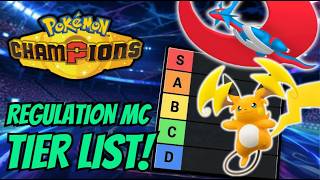 Information The COMPLETE Regulation MC Tier List! | Pokémon Champions Update