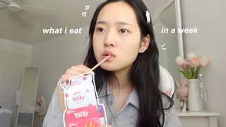 what i eat in a week back home🍓 (my mom's cooking & korean food)