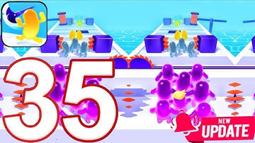 Join Blob Clash 3D Part 35 Level 385 - 395 Gameplay (iOS, android)