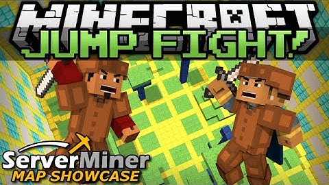 ServerMiner Map Showcase - "Jump Fight" Minigame!